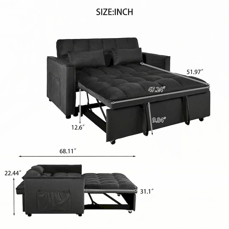 Convertible Sofa Bed - Pull Out Couch Bed