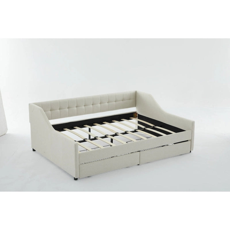 Twin Corner Daybed with Storage Drawers