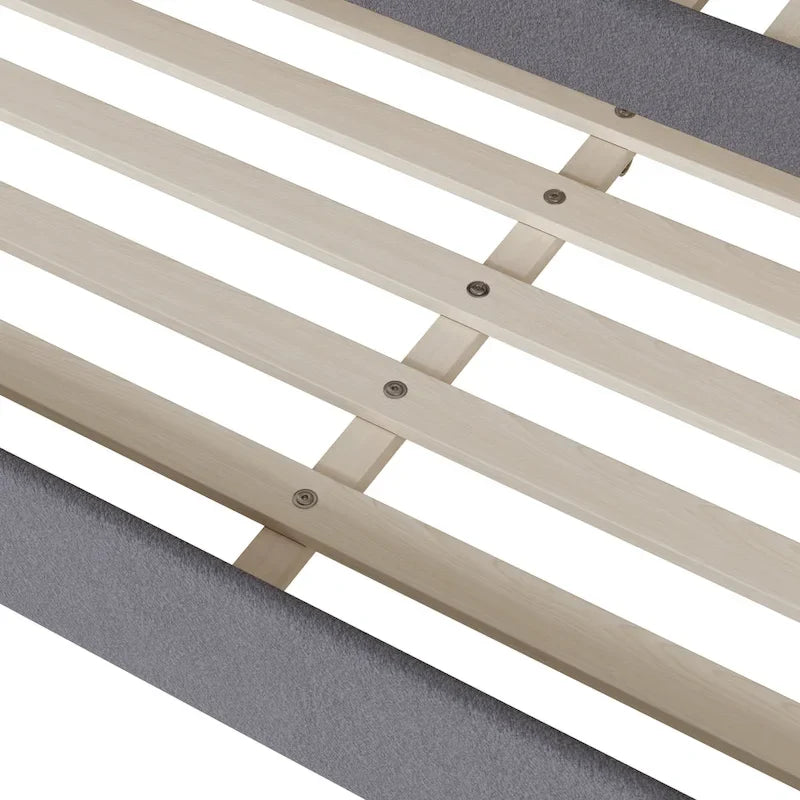 Teddy Fleece Daybed with Trundle and LED Lights