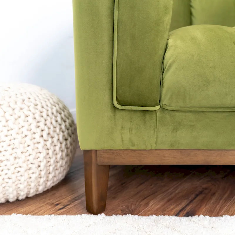 Mid Century Modern Luxury Boucle Couch