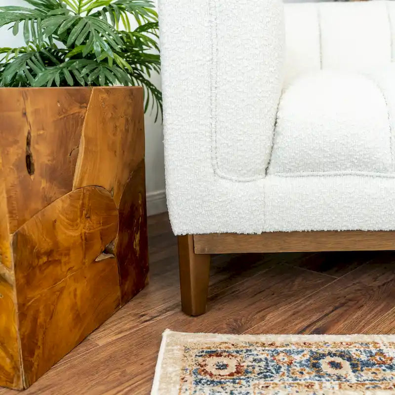 Mid Century Modern Luxury Boucle Couch