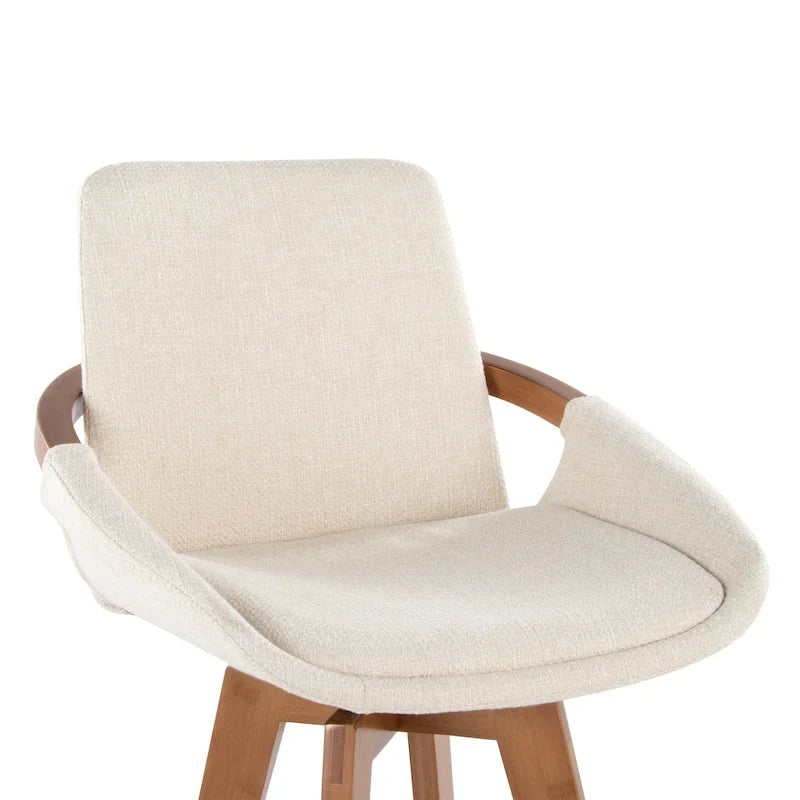 26" Fixed-Height Counter Stool in Noise Fabric