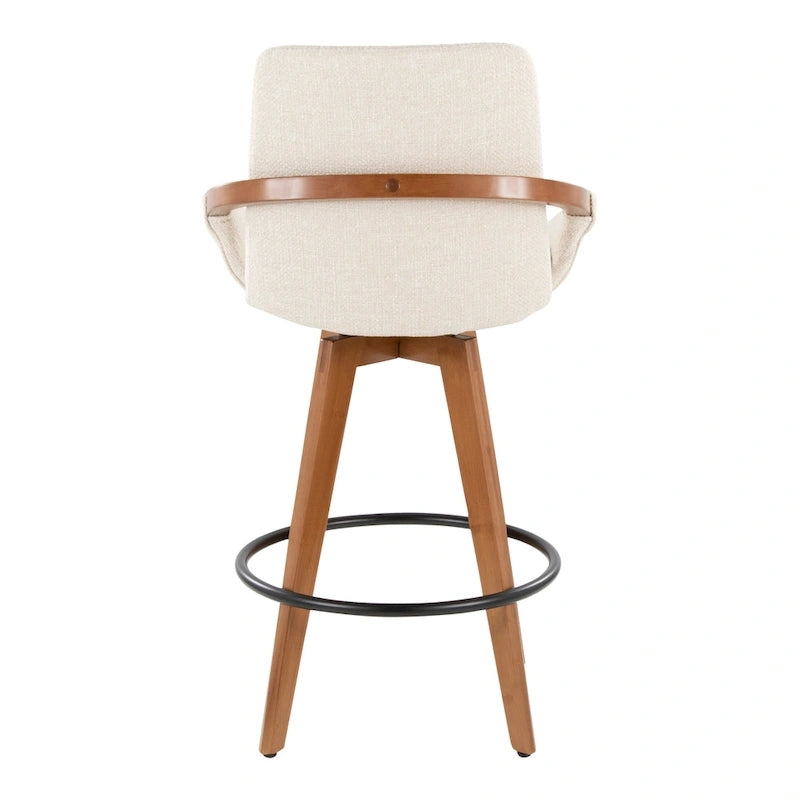 26" Fixed-Height Counter Stool in Noise Fabric