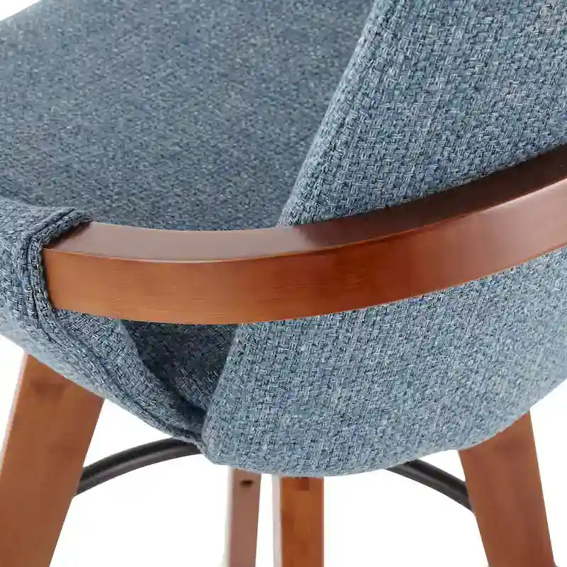 26" Fixed-Height Counter Stool in Noise Fabric