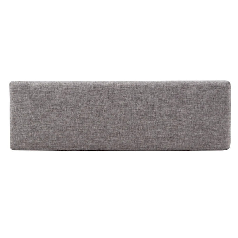 Upholstered Espresso Finish Bench
