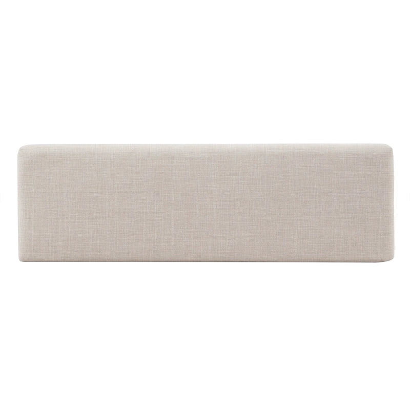 Upholstered Espresso Finish Bench