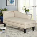 Chaise Lounge with Storage Compartment
