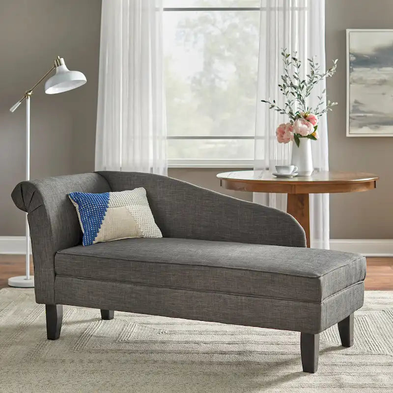 Chaise Lounge with Storage Compartment
