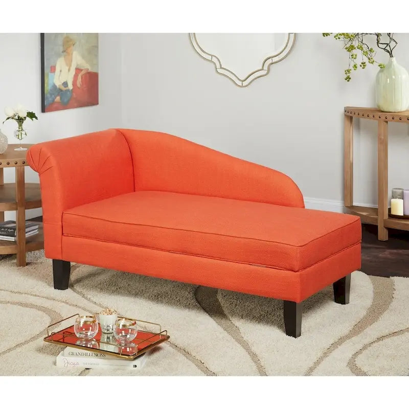 Chaise Lounge with Storage Compartment
