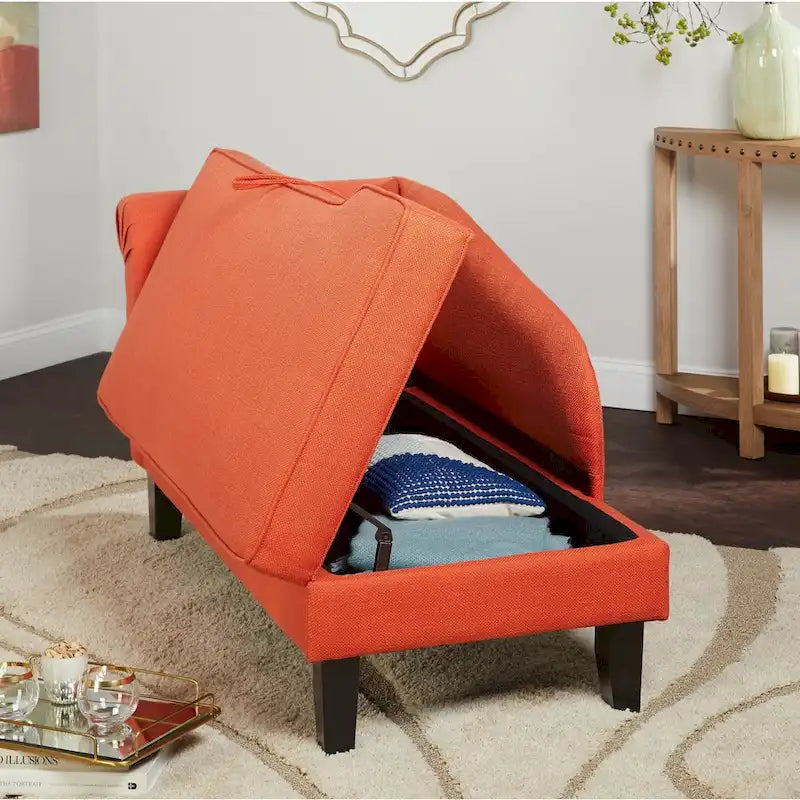 Chaise Lounge with Storage Compartment