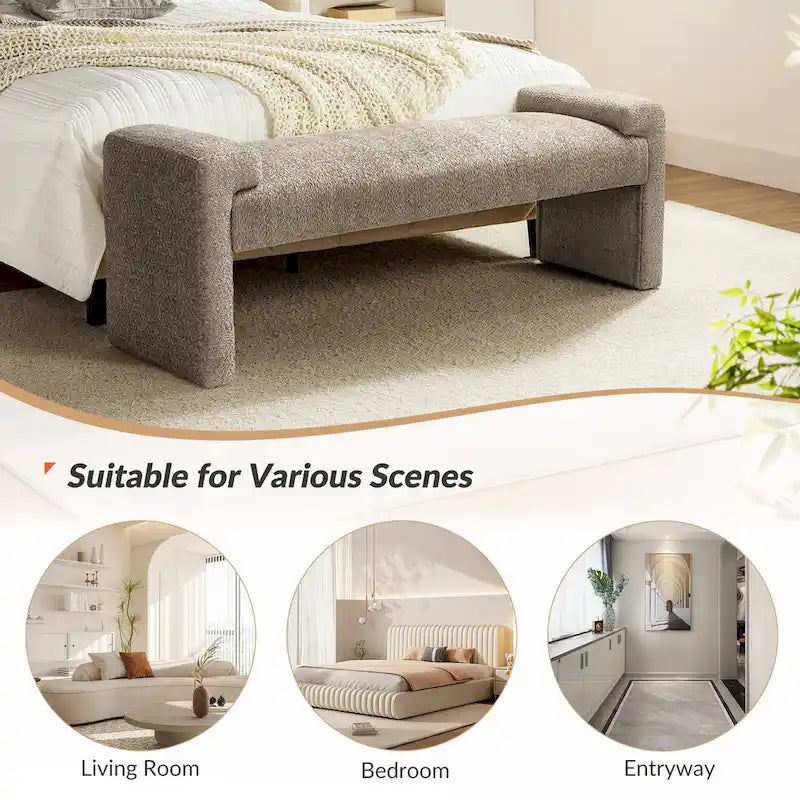 Upholstered Bedroom Bench