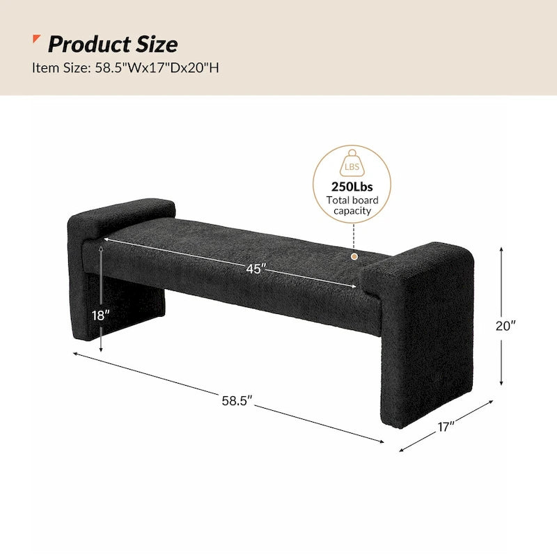 Upholstered Bedroom Bench