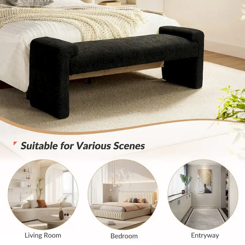Upholstered Bedroom Bench