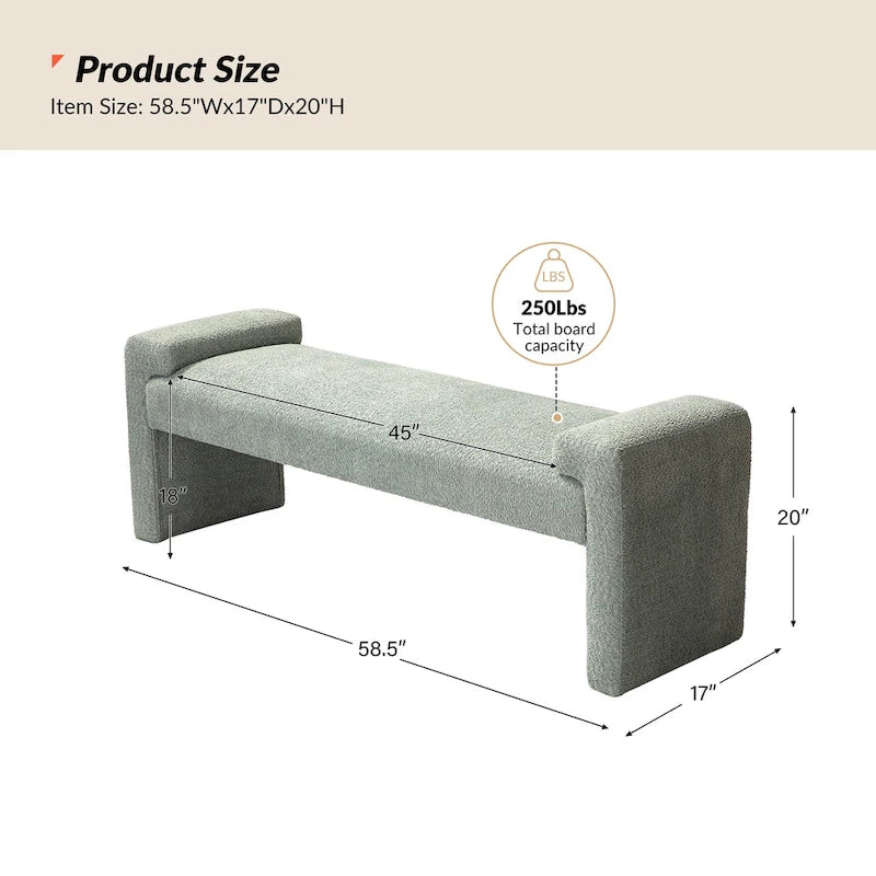 Upholstered Bedroom Bench