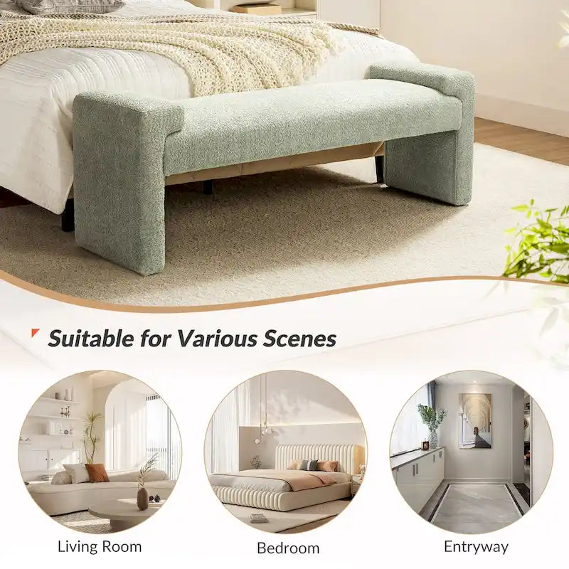 Upholstered Bedroom Bench