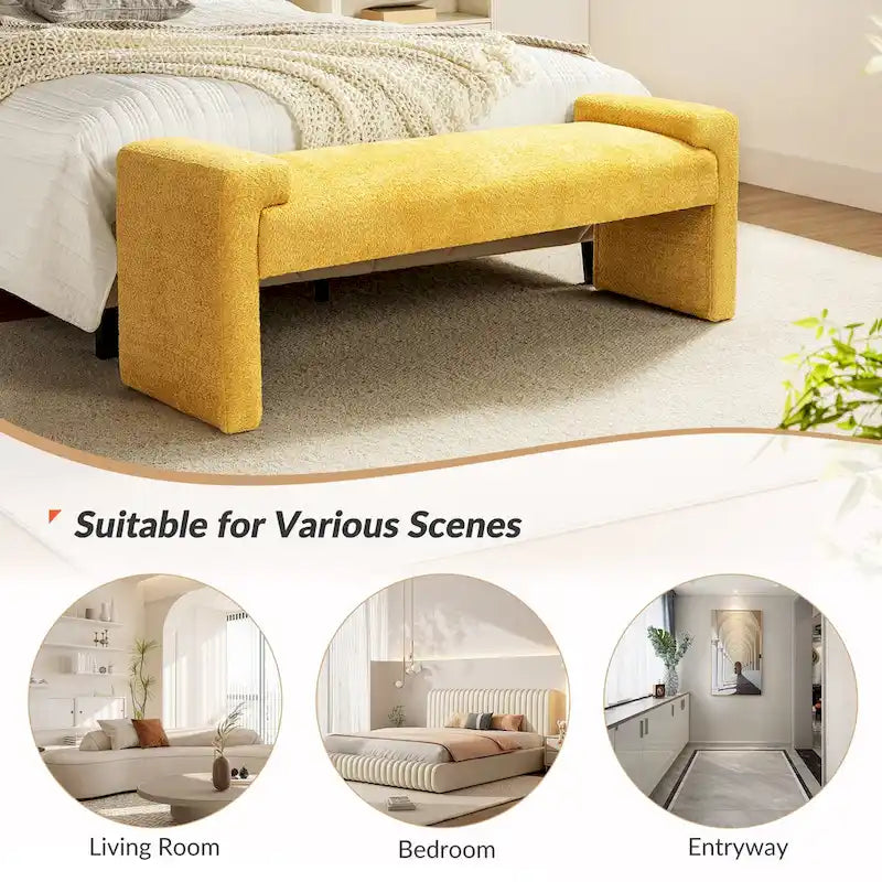 Upholstered Bedroom Bench
