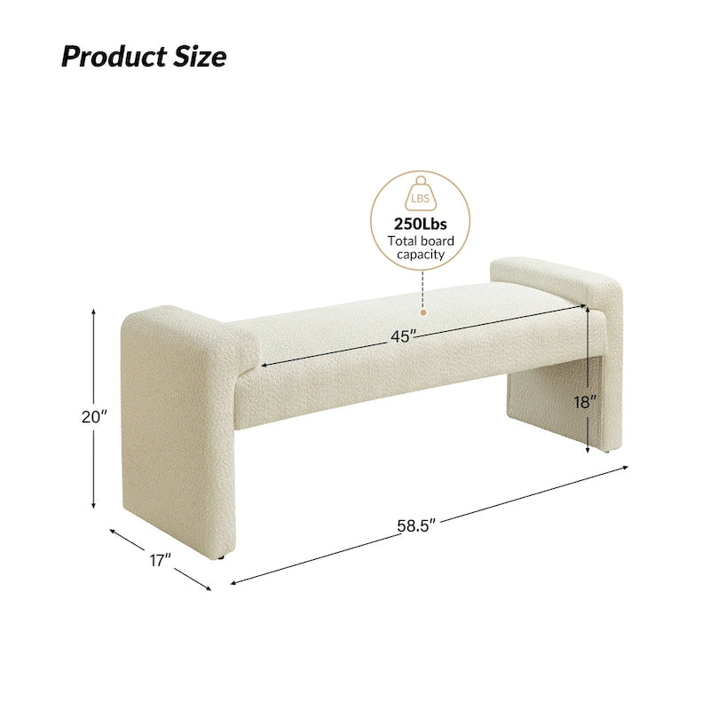 Upholstered Bedroom Bench