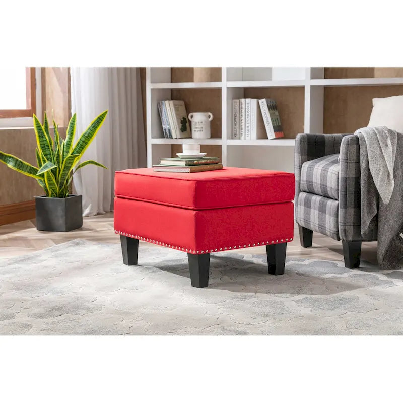Fabric Accent Ottoman & Footstool