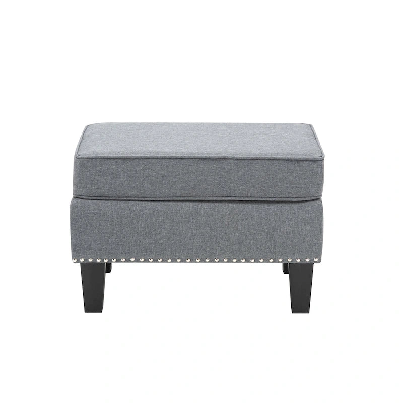 Fabric Accent Ottoman & Footstool
