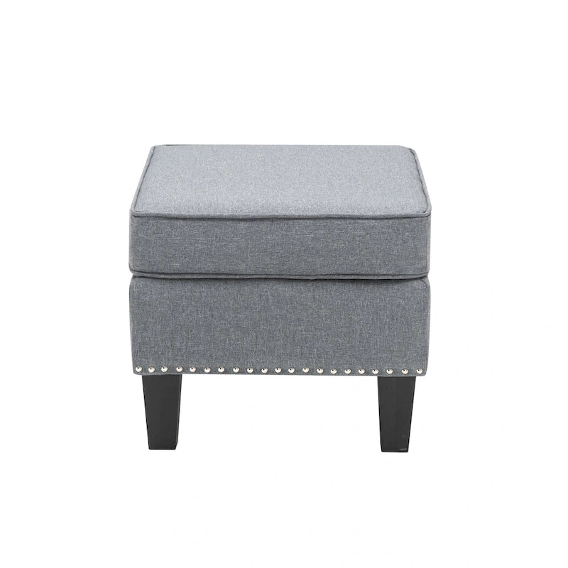 Fabric Accent Ottoman & Footstool