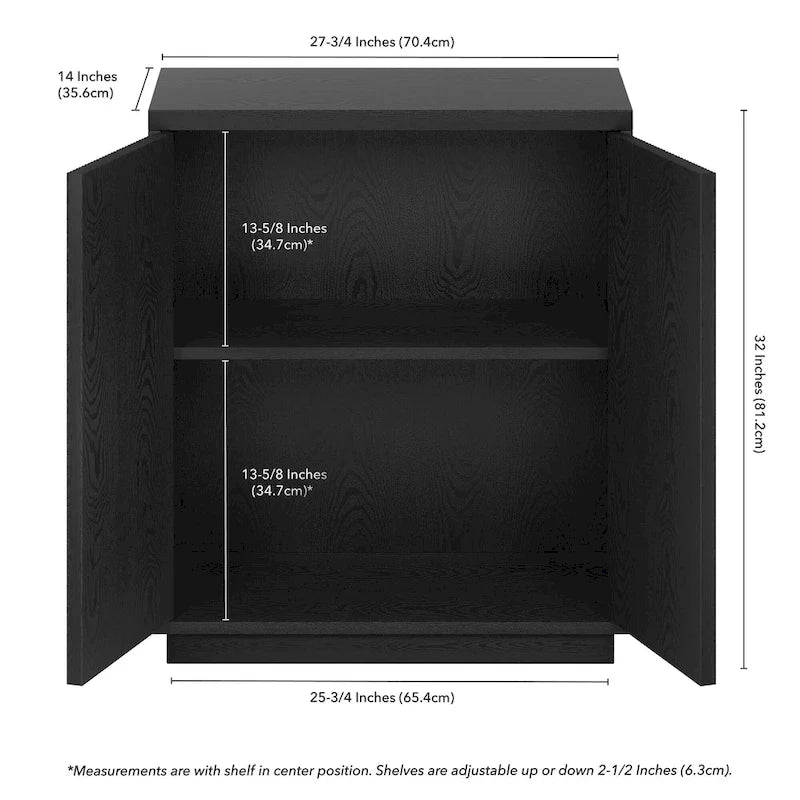 28" Wide Rectangular Accent Cabinet