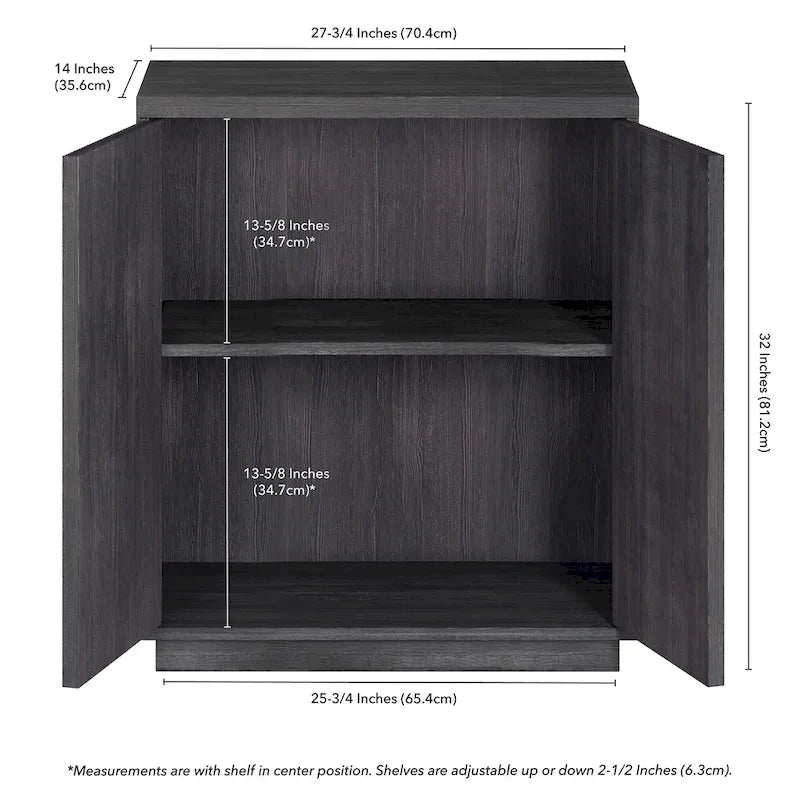 28" Wide Rectangular Accent Cabinet
