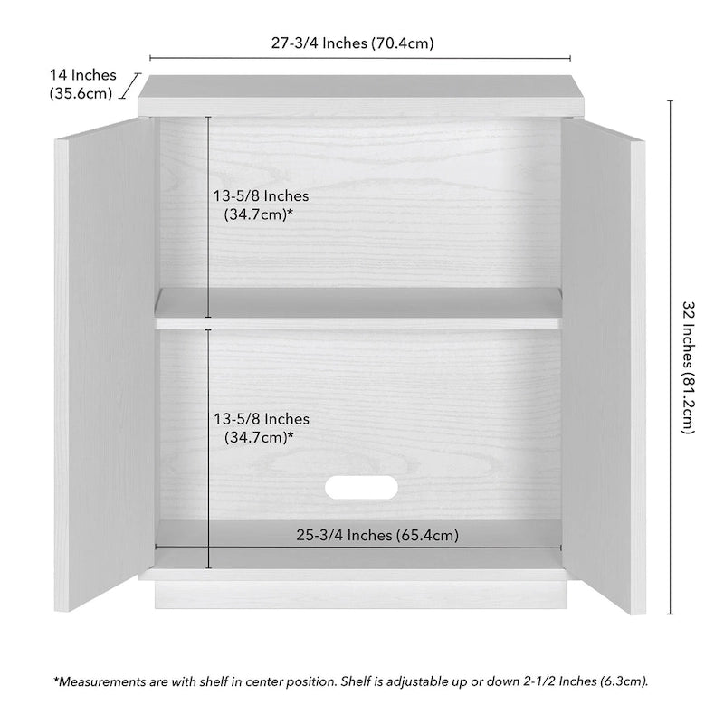 28" Wide Rectangular Accent Cabinet