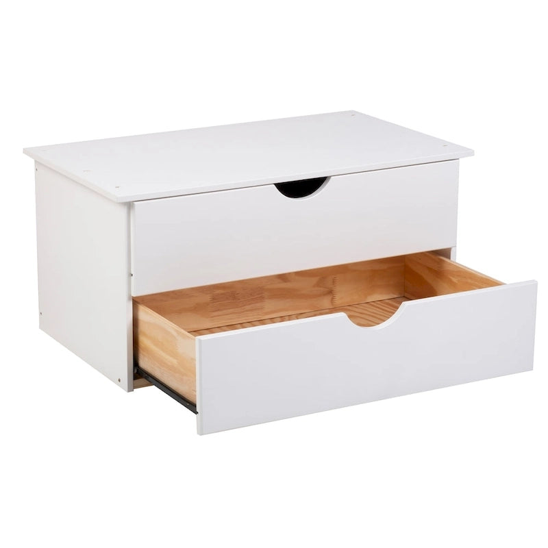 100% Solid Wood 2-Drawer Internal Chest for Wardrobe Armoires