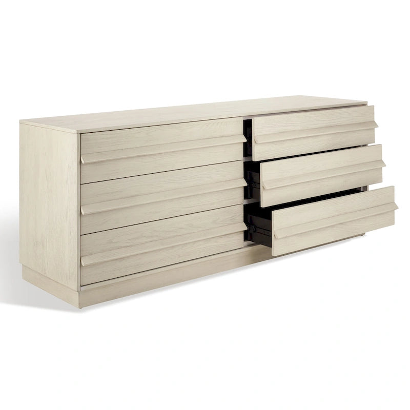 6-Drawer Wood Dresser
