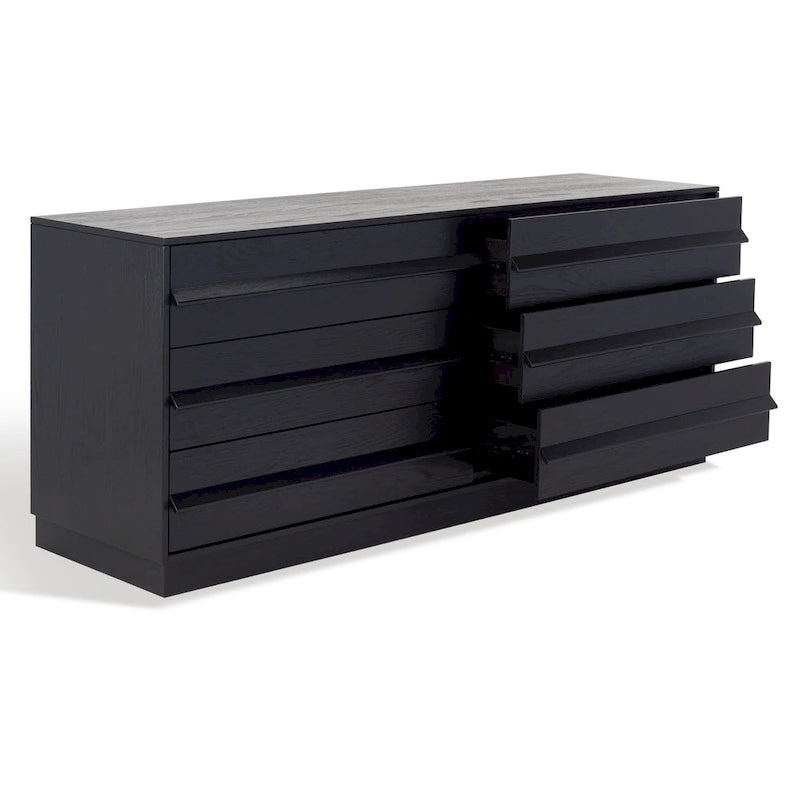 6-Drawer Wood Dresser