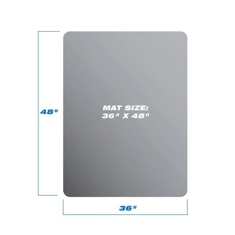 0.2cm Thick 48 x 36 Rectangular Heavy Duty Chair Mat