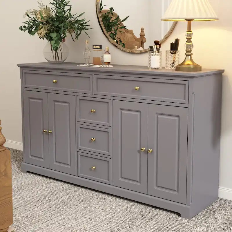Modern Lacquered Dresser Sideboard Storage Cabinet