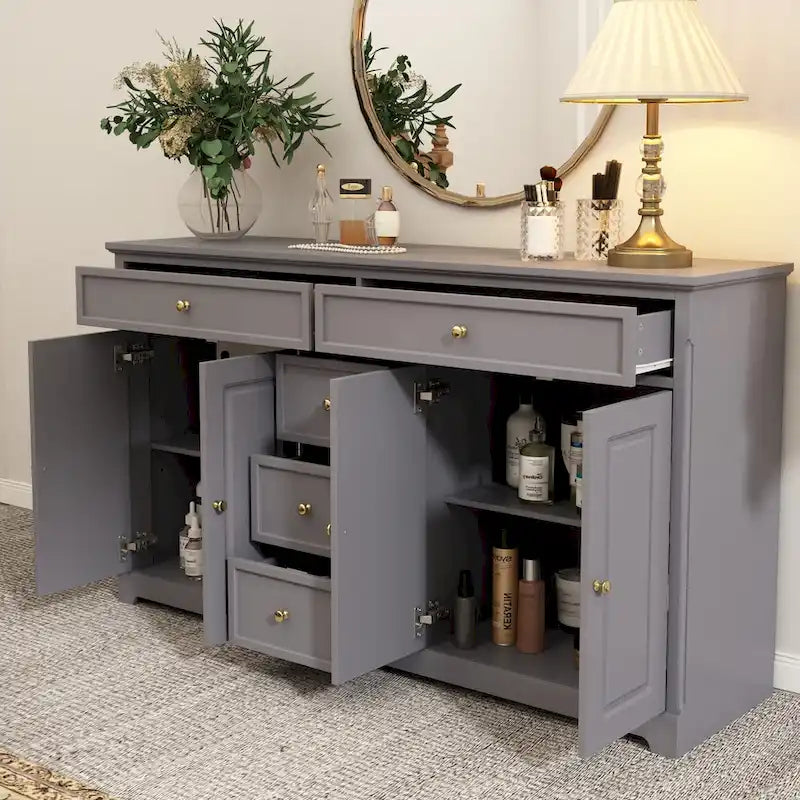 Modern Lacquered Dresser Sideboard Storage Cabinet