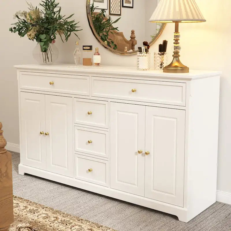 Modern Lacquered Dresser Sideboard Storage Cabinet