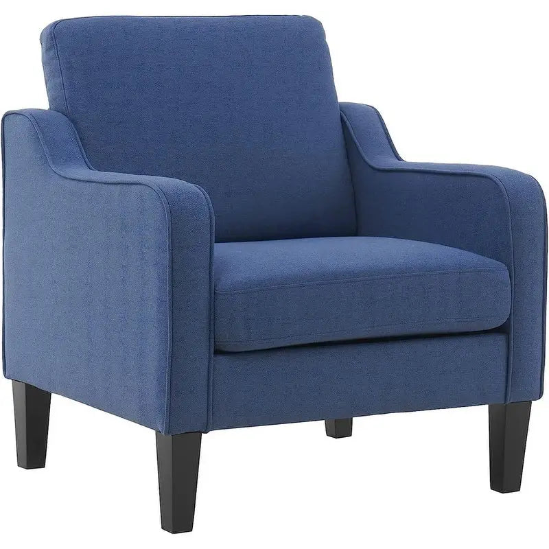 Mid Century Modern Fabric Accent Chair