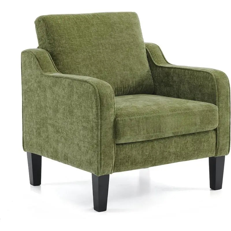 Mid Century Modern Fabric Accent Chair