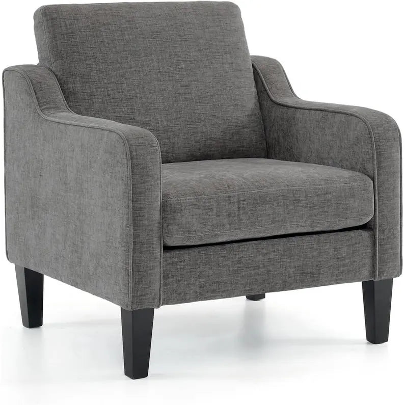 Mid Century Modern Fabric Accent Chair