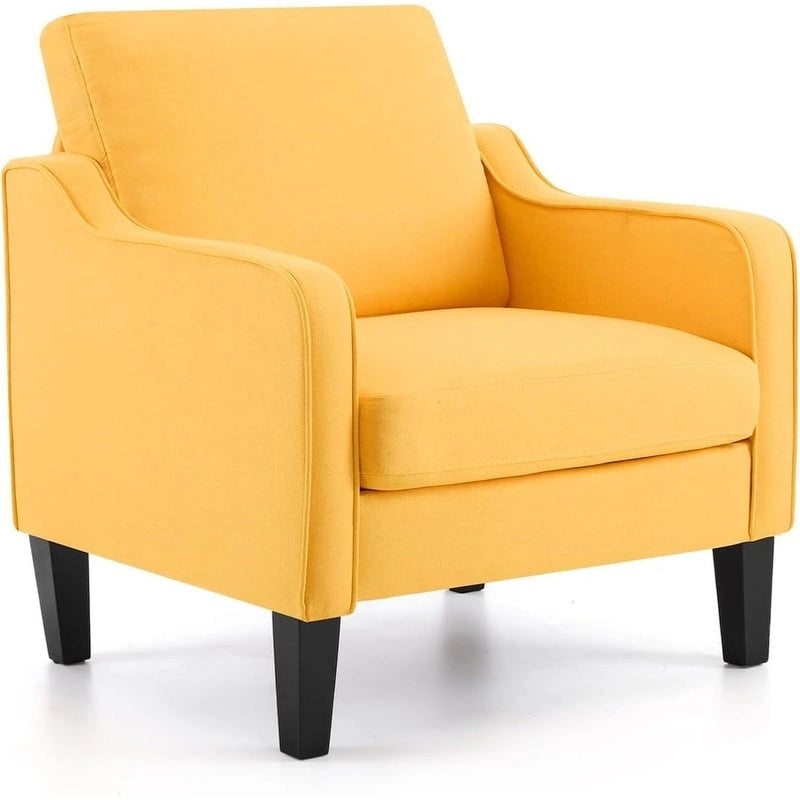 Mid Century Modern Fabric Accent Chair