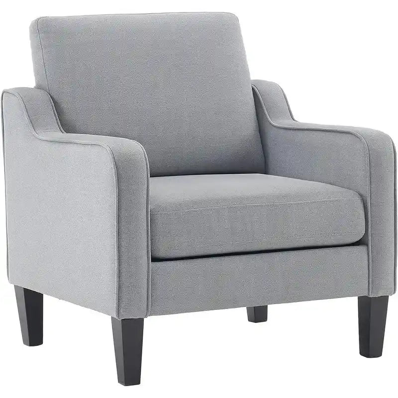 Mid Century Modern Fabric Accent Chair