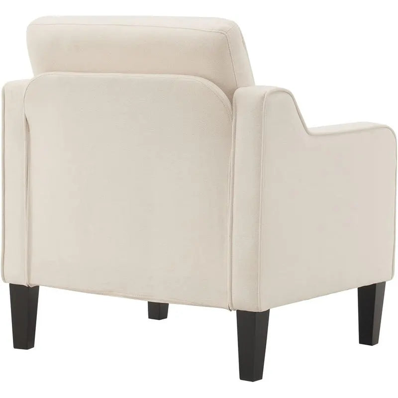Mid Century Modern Fabric Accent Chair