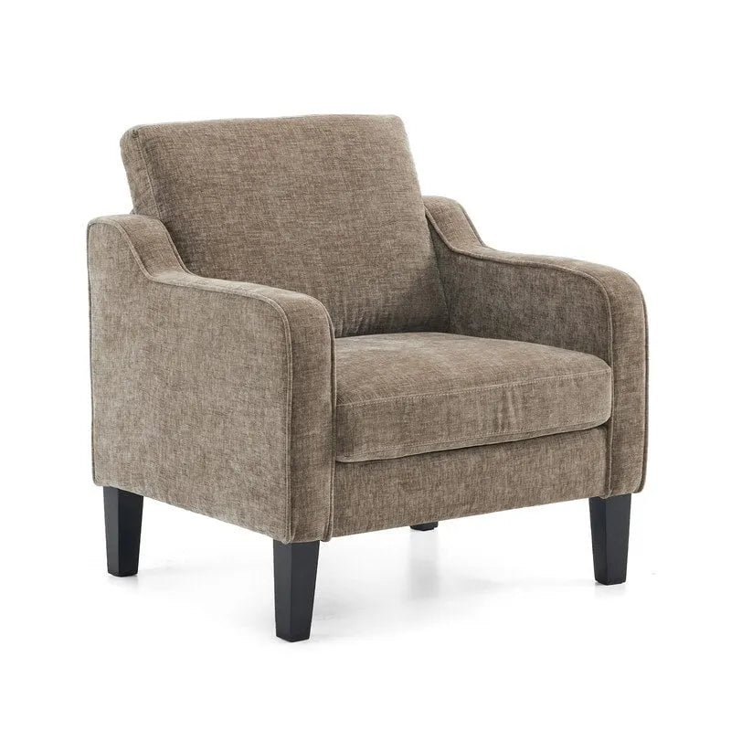 Mid Century Modern Fabric Accent Chair