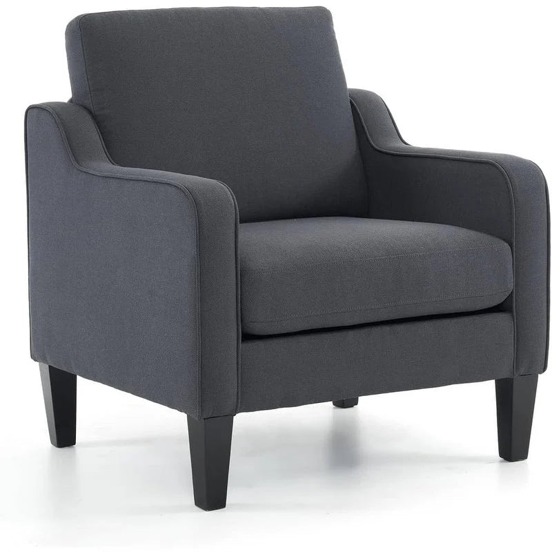 Mid Century Modern Fabric Accent Chair