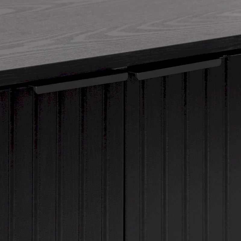 Fluted Sideboard Buffet Cabinet