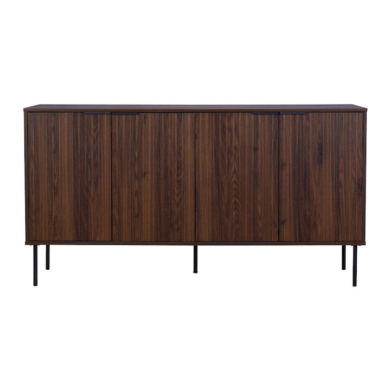 Fluted Sideboard Buffet Cabinet