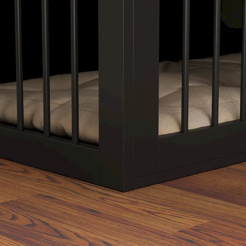 Wooden Dog Crate & Home Bench - 47.2"