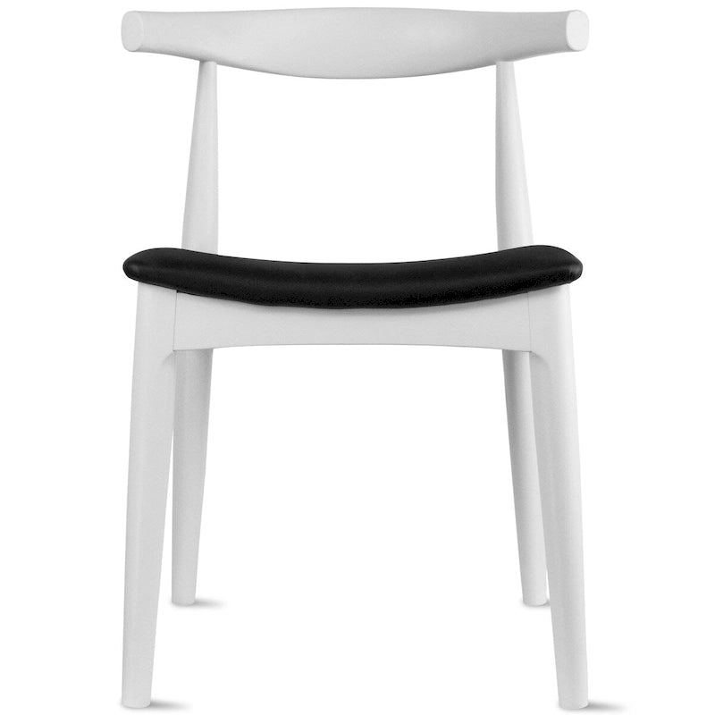 Wood Dining Chairs with PU Leather or Fabric Cushion Seat