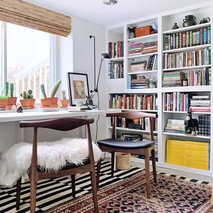 Wood Dining Chairs with PU Leather or Fabric Cushion Seat