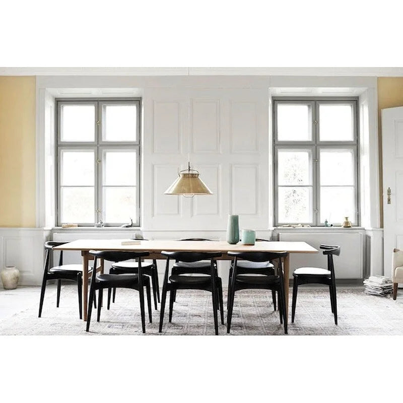 Wood Dining Chairs with PU Leather or Fabric Cushion Seat
