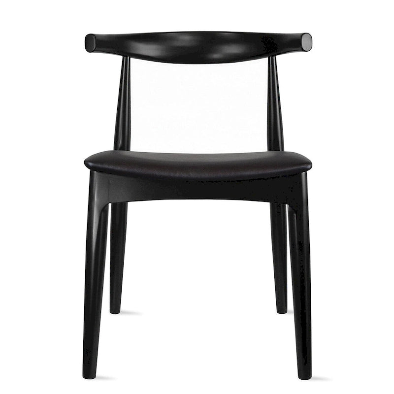Wood Dining Chairs with PU Leather or Fabric Cushion Seat
