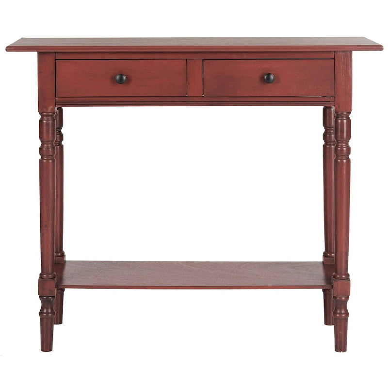 Grey 2-Drawer Console Table - 38W x 13D x 32H